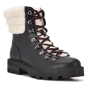 Nine West Rima Combat Lug Sole Booties